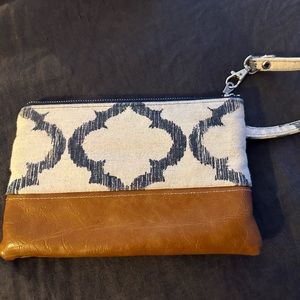 Wristlet Wallet/Purse, Vegan Leather Clutch Purse